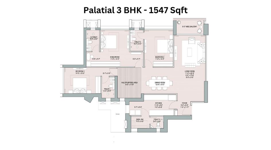 Oberoi-Garden-City-Floor-Plan-3 BHK-1547 Sqft